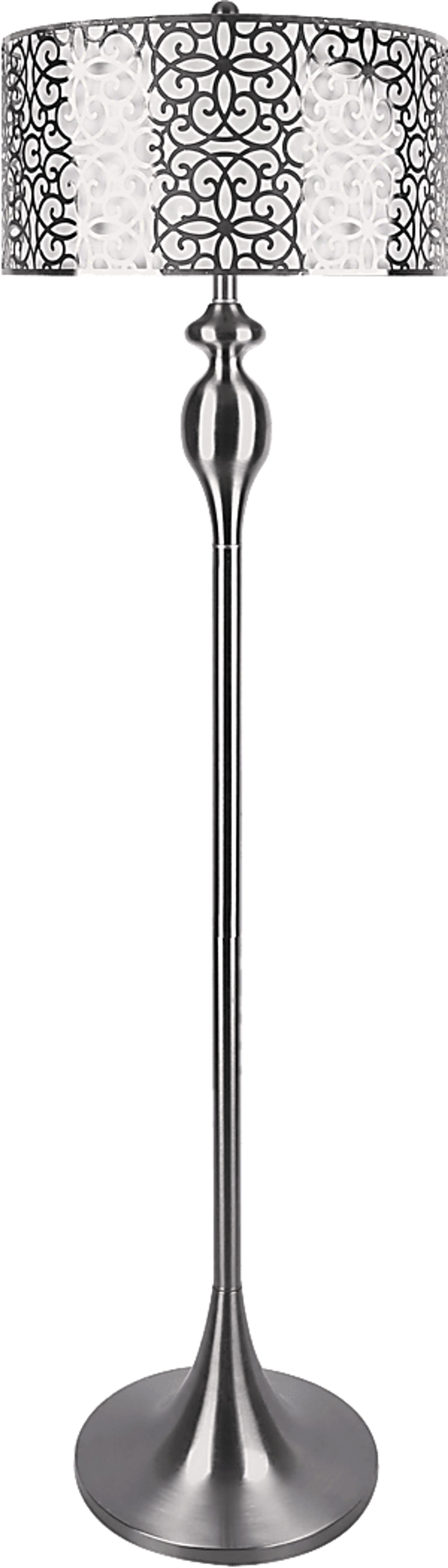 Sandhill Park Silver Floor Lamp - Image 1