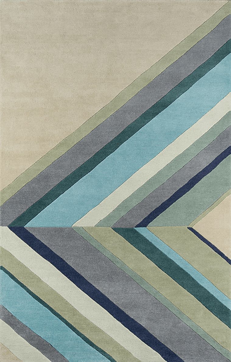 Sandhurst Blue 5' x 8' Rug