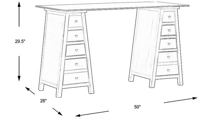 Dimension Image. Please refer to the Dimension Tab on this page for dimension details.