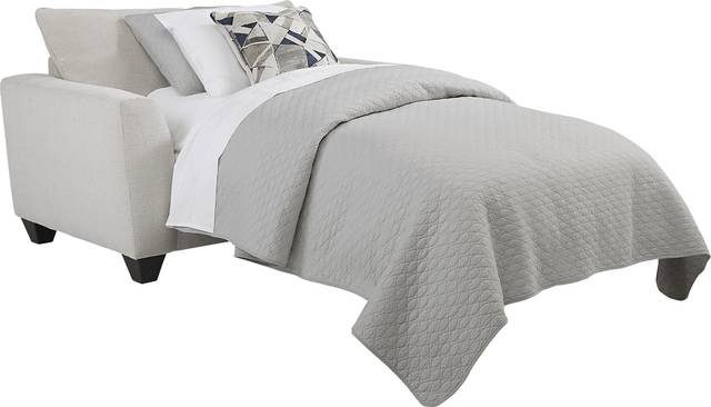 Sandia Heights Beige Gel Foam Sleeper Chair - Thumbnail - Image 3