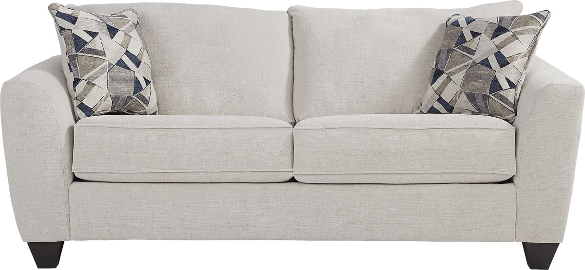 Sandia Heights Gray Chenille Fabric Sofa - Rooms To Go
