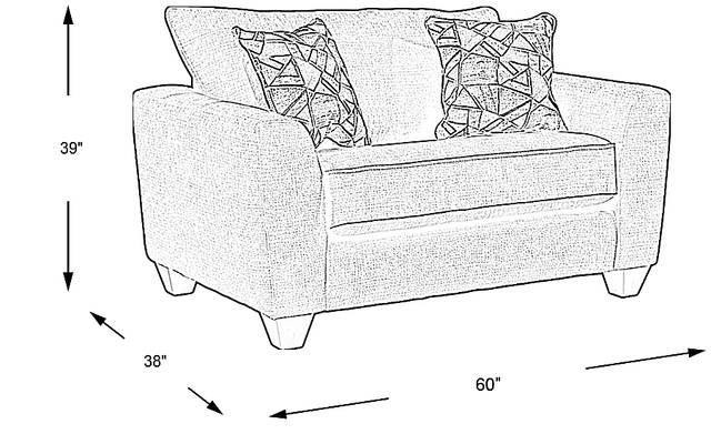 Dimension Image. Please refer to the Dimension Tab on this page for dimension details.
