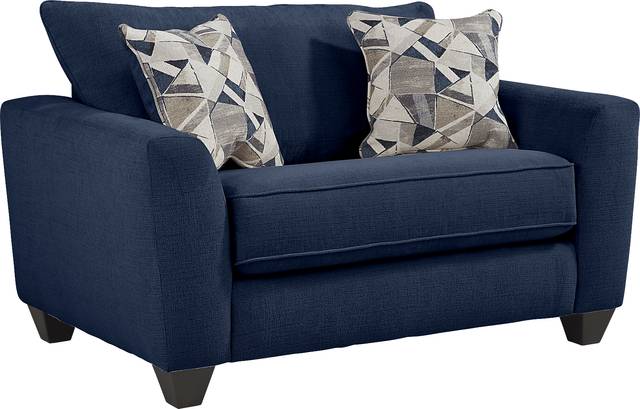 Sandia Heights Blue 8 Pc Living Room - Thumbnail - Image 8