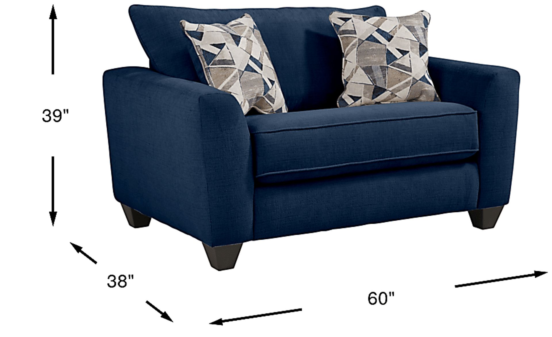 Dimension Image. Please refer to the Dimension Tab on this page for dimension details.