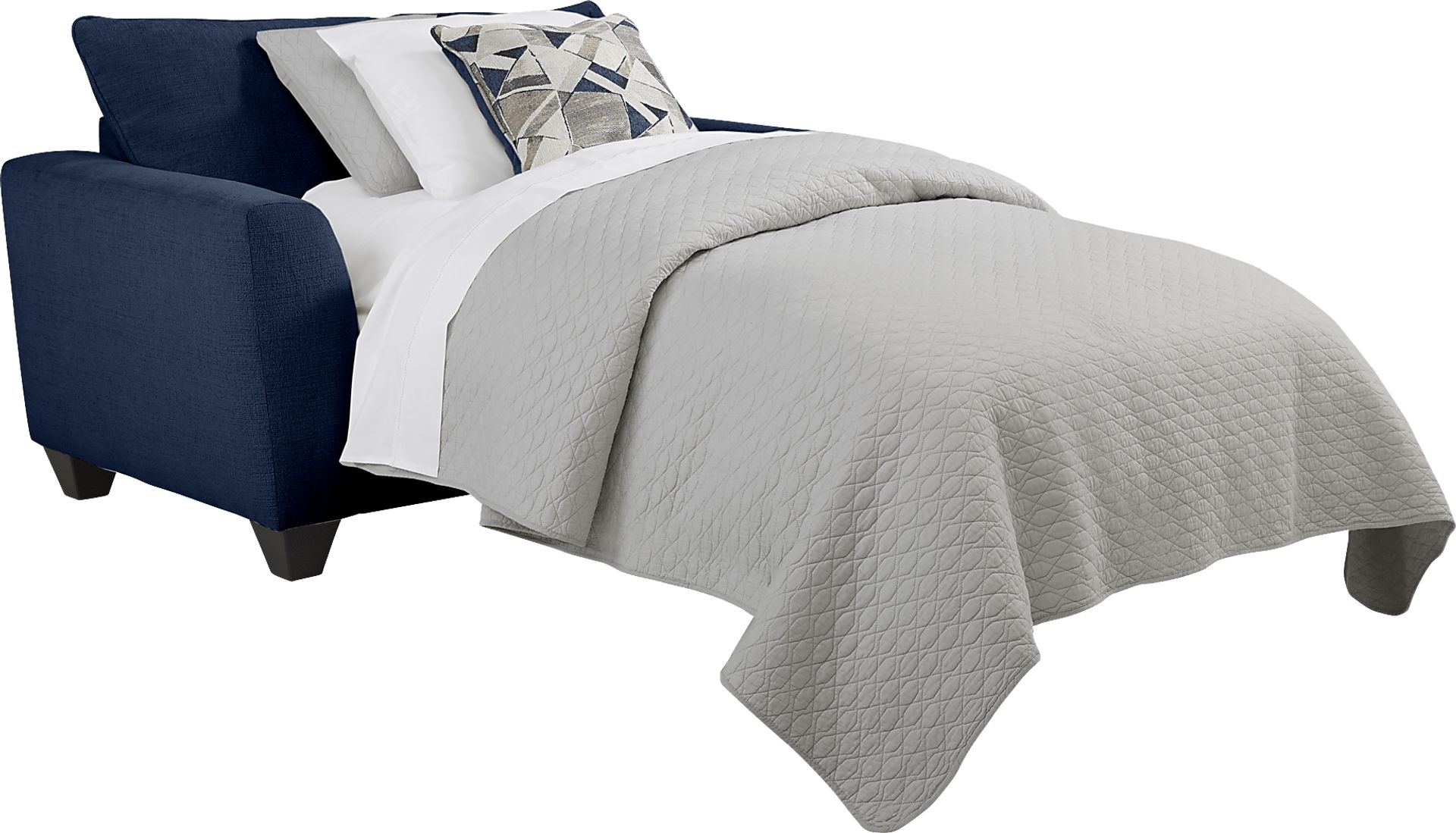 Sandia Heights Blue Sleeper Chair - Image 3