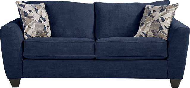 Sandia Heights Blue Sleeper Loveseat - Thumbnail - Image 1