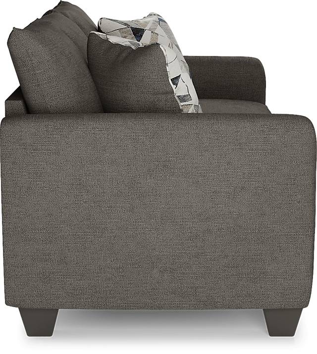 Sandia Heights Gray 7 Pc Living Room with Gel Foam Sleeper Sofa - Thumbnail - Image 5