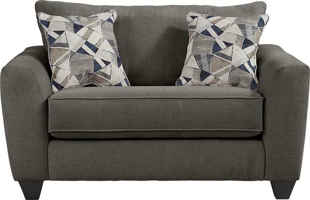 Sandia Heights Gray Sleeper Chair - Thumbnail - Image 2