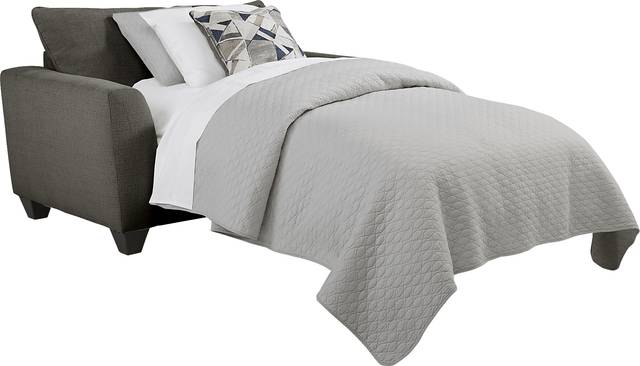 Sandia Heights Gray Sleeper Chair - Thumbnail - Image 3