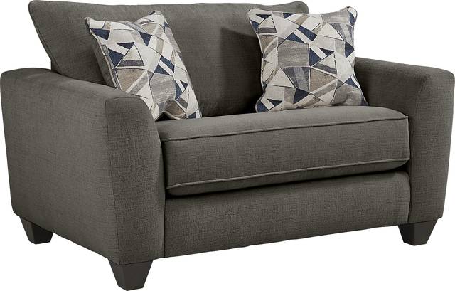 Sandia Heights Gray Sleeper Chair - Thumbnail - Image 1