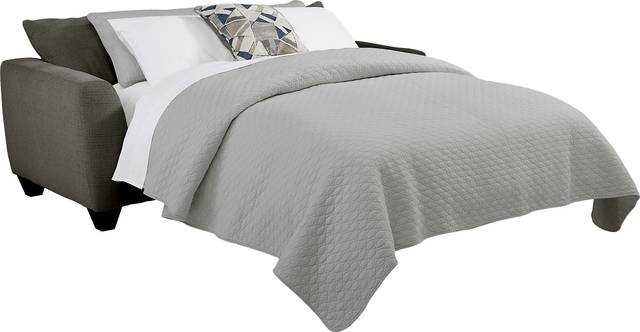 Sandia Heights Gray Sleeper Loveseat - Thumbnail - Image 2