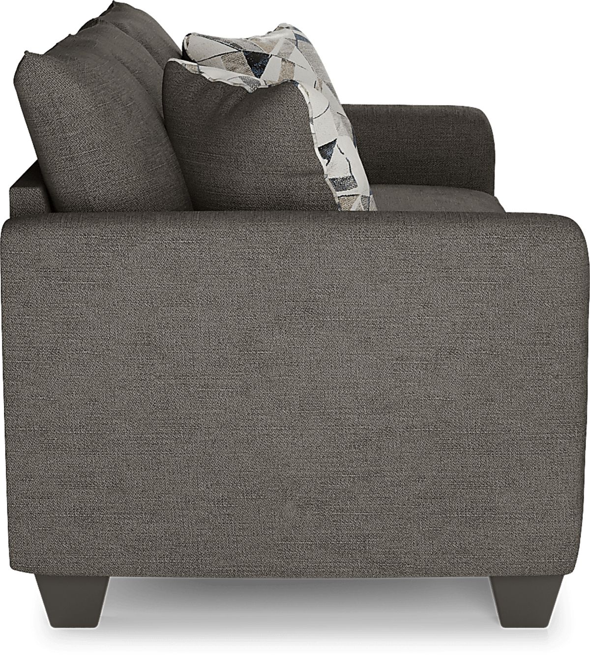Sandia Heights 3 Pc Gray Chenille Fabric Living Room Set With Sofa ...