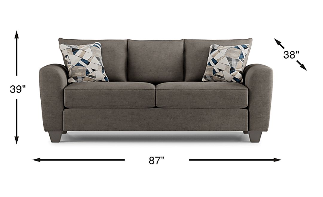 Sandia Heights Gray Sofa