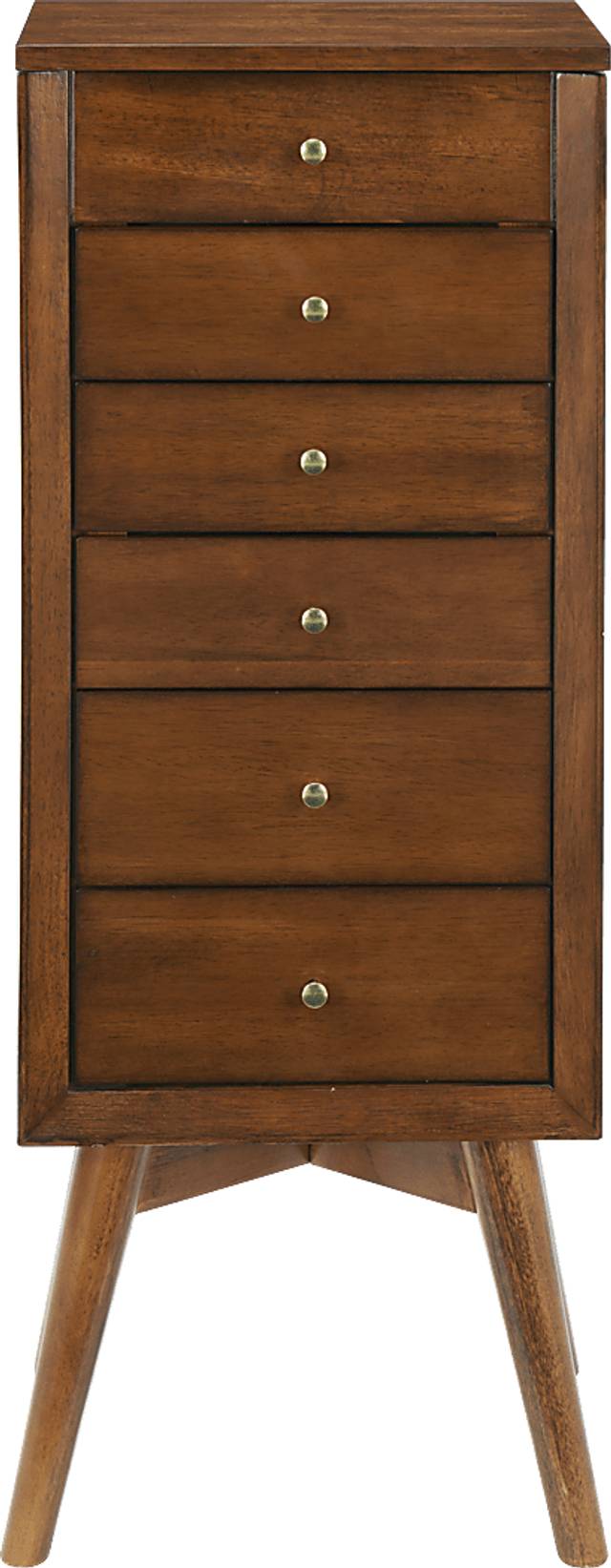Sandida Brown Jewelry Armoire - Thumbnail - Image 3