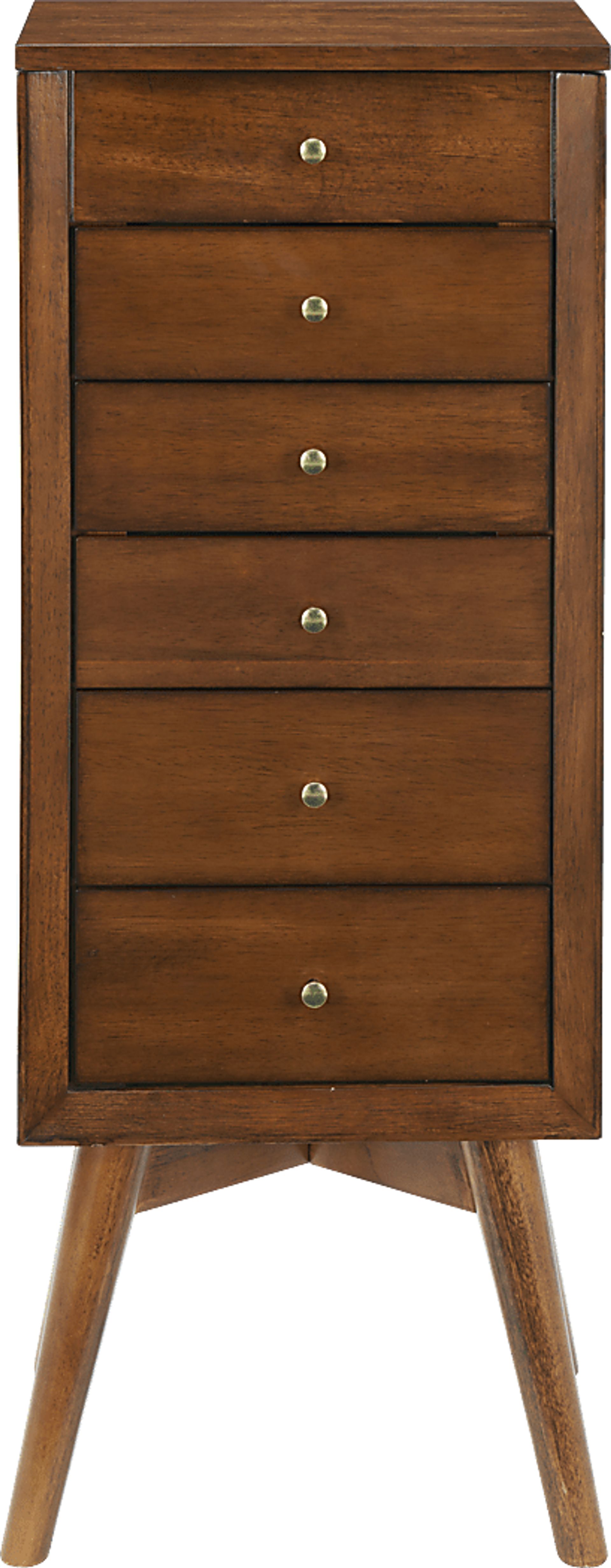 Sandida Brown Jewelry Armoire - Image 3