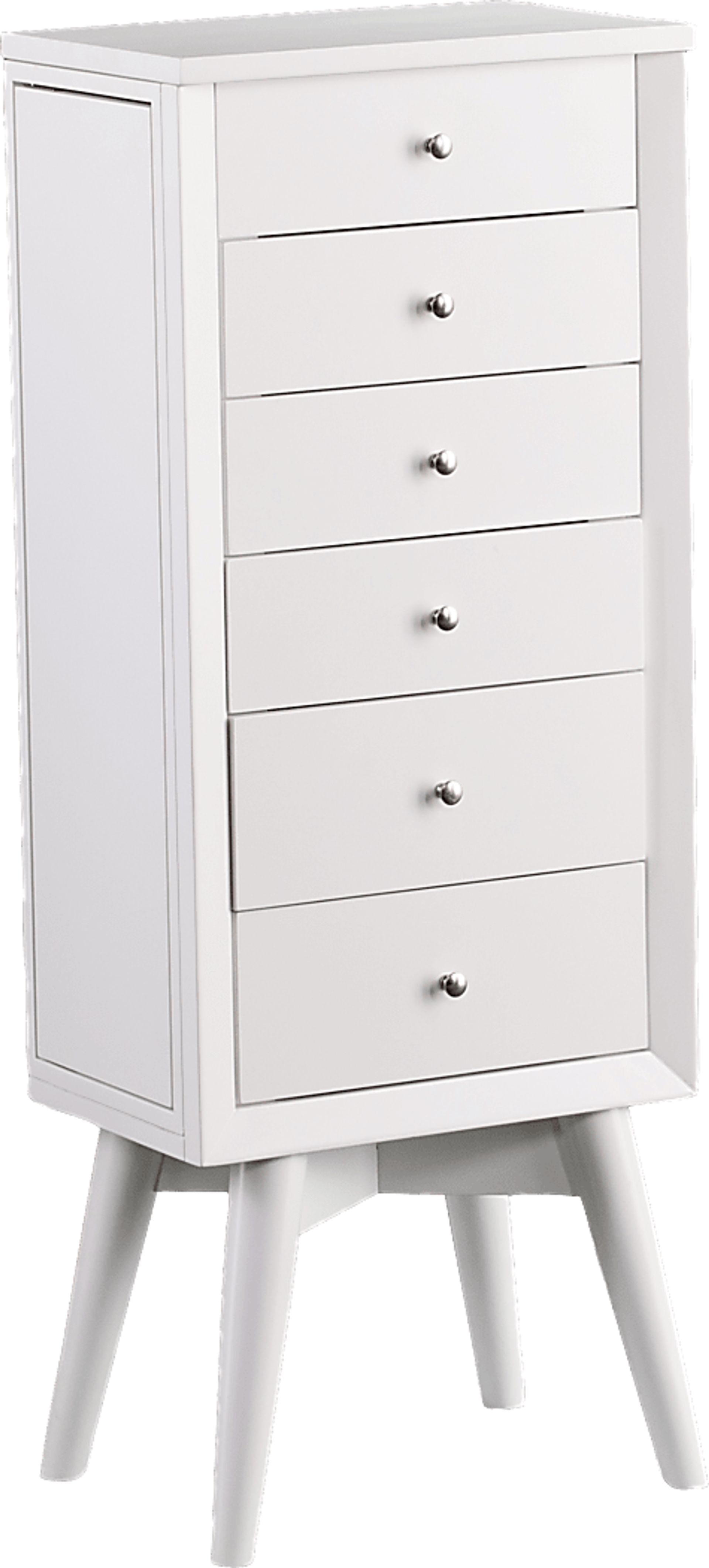 Sandida White Jewelry Armoire - Image 1