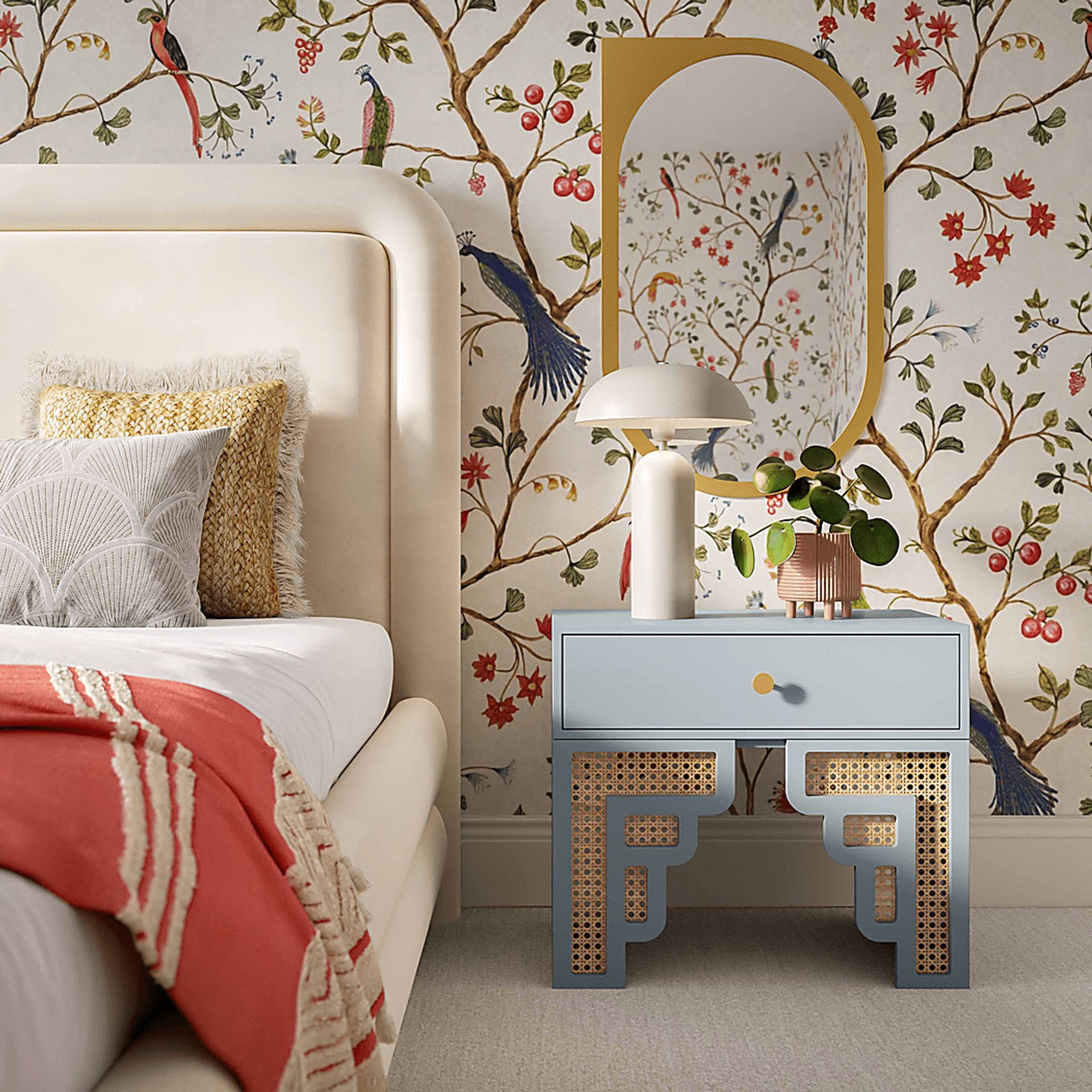 Sandidge Blue Nightstand - Image 2