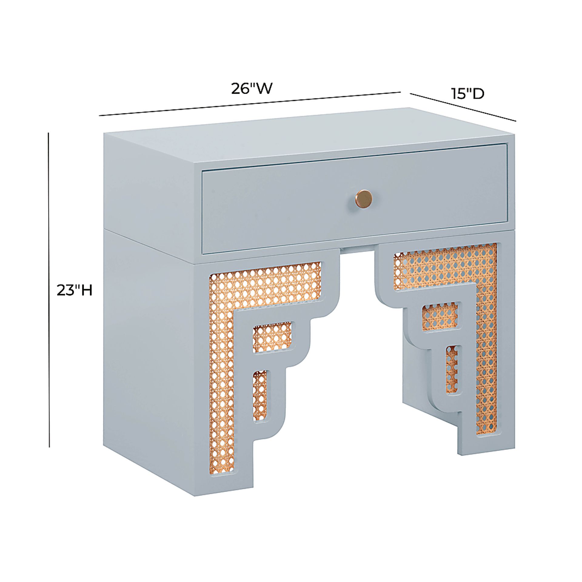 Sandidge Blue Nightstand - Image 6