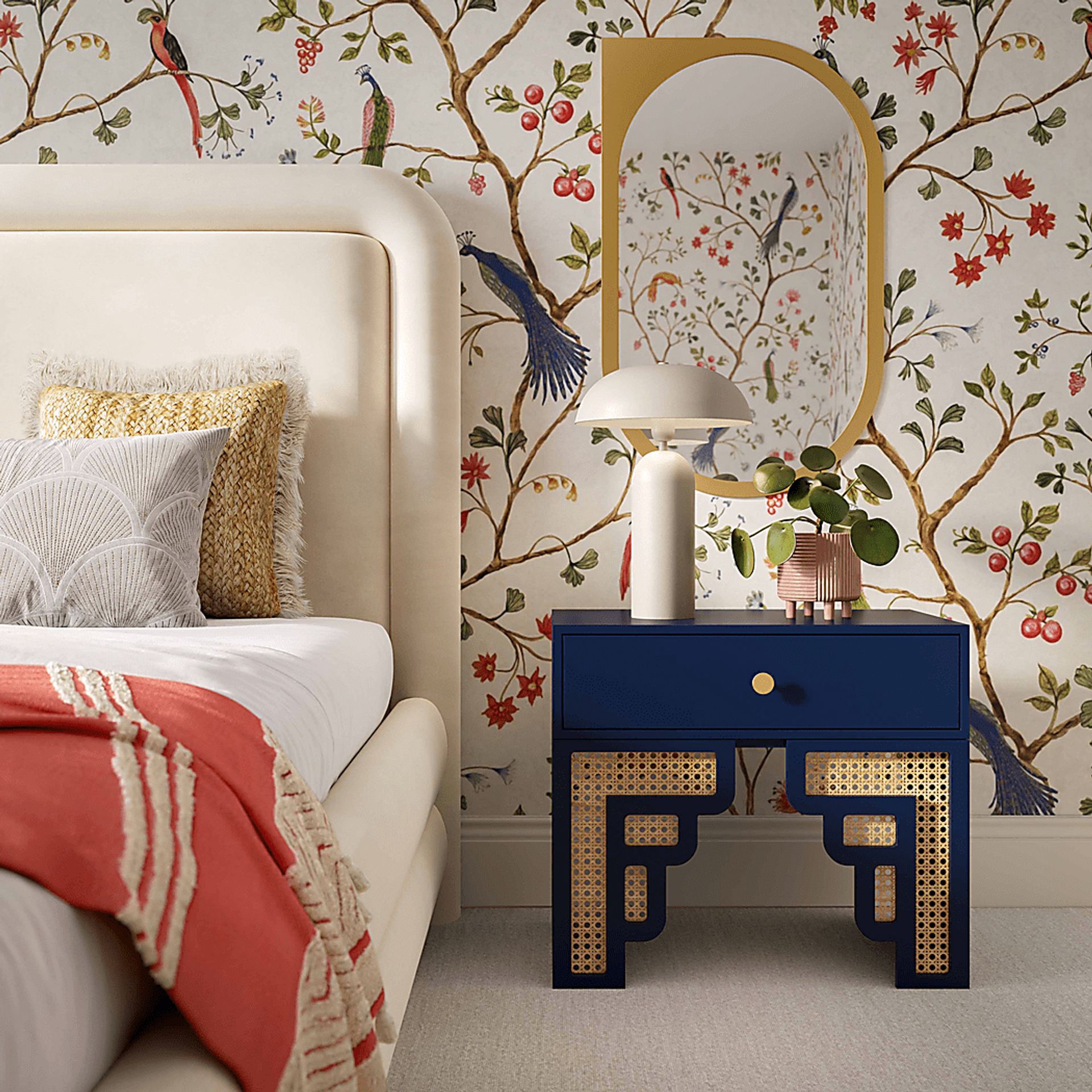 Sandidge Navy Nightstand - Image 2