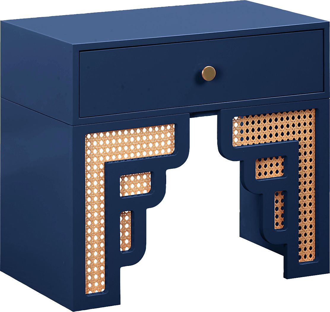 Sandidge Navy Nightstand