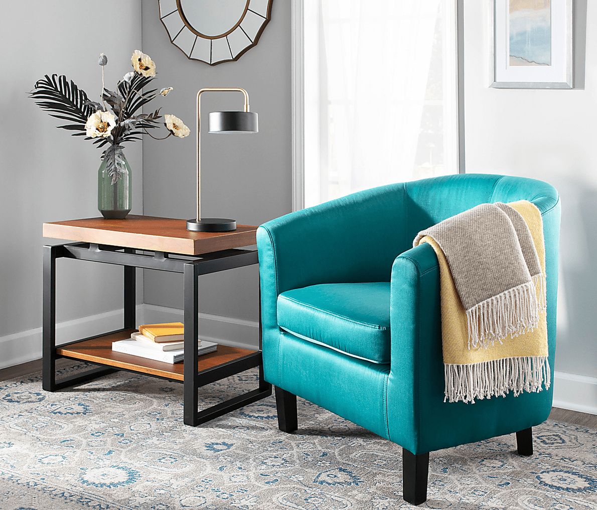 Sandifer Seafoam Accent Chair - Rooms To Go