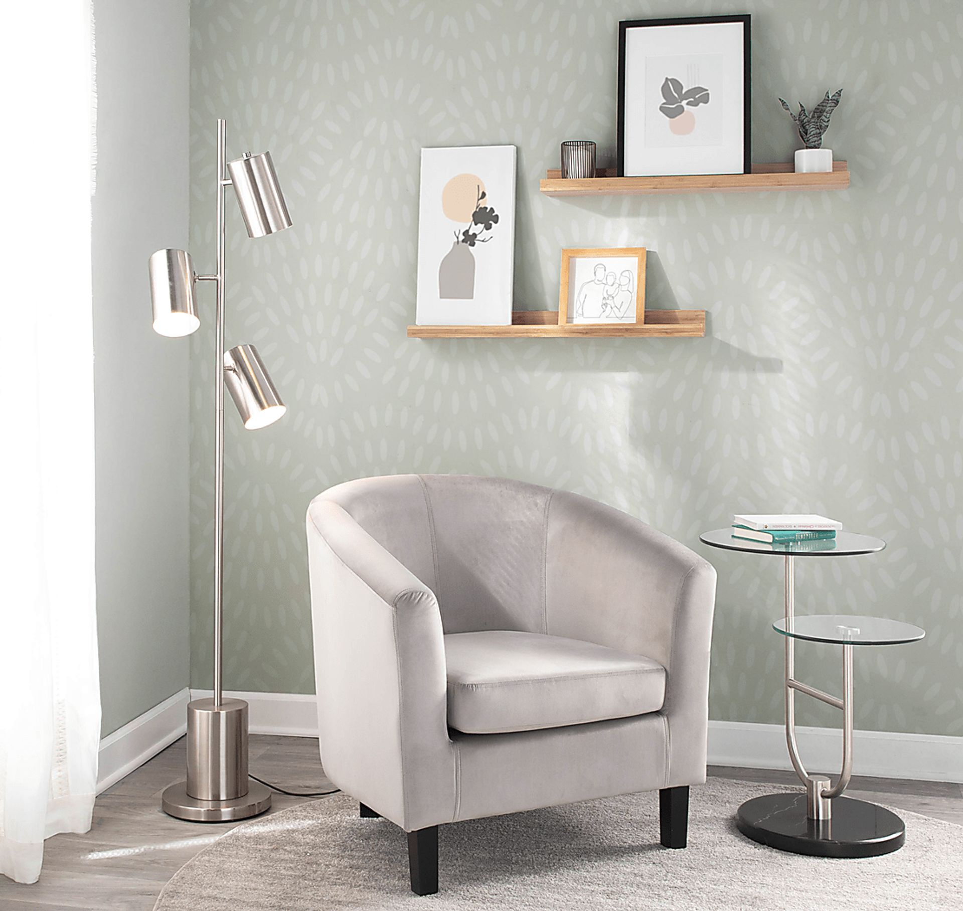 Sandifer Silver Accent Chair - Image 7