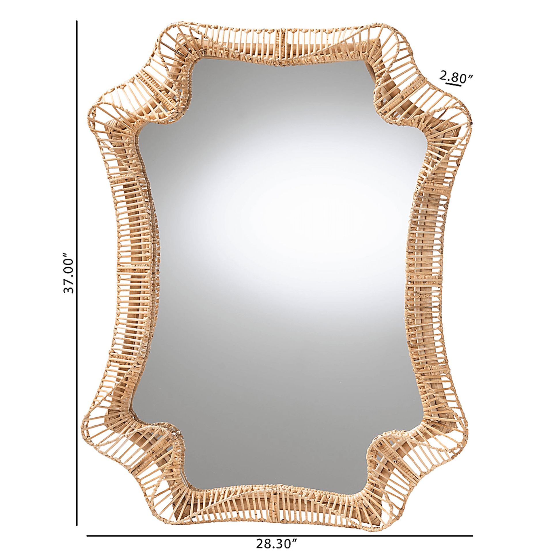 Sandmore Light Brown Mirror - Image 2