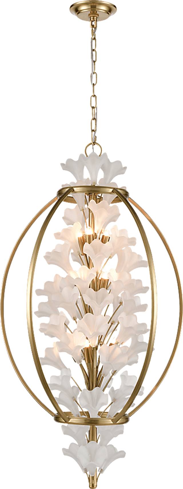 Sandpiper Court Brass Chandelier - Thumbnail - Image 1
