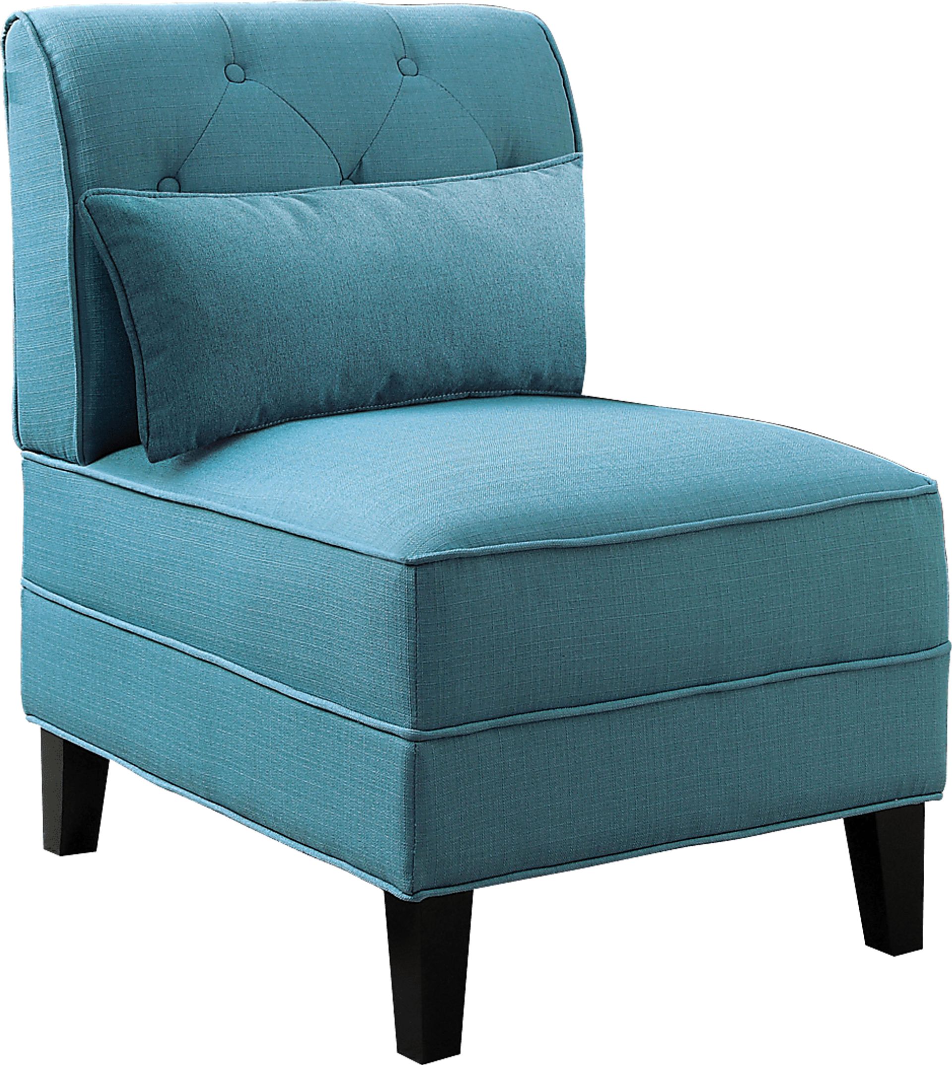 Sandra Teal Accent Chair - Image 1