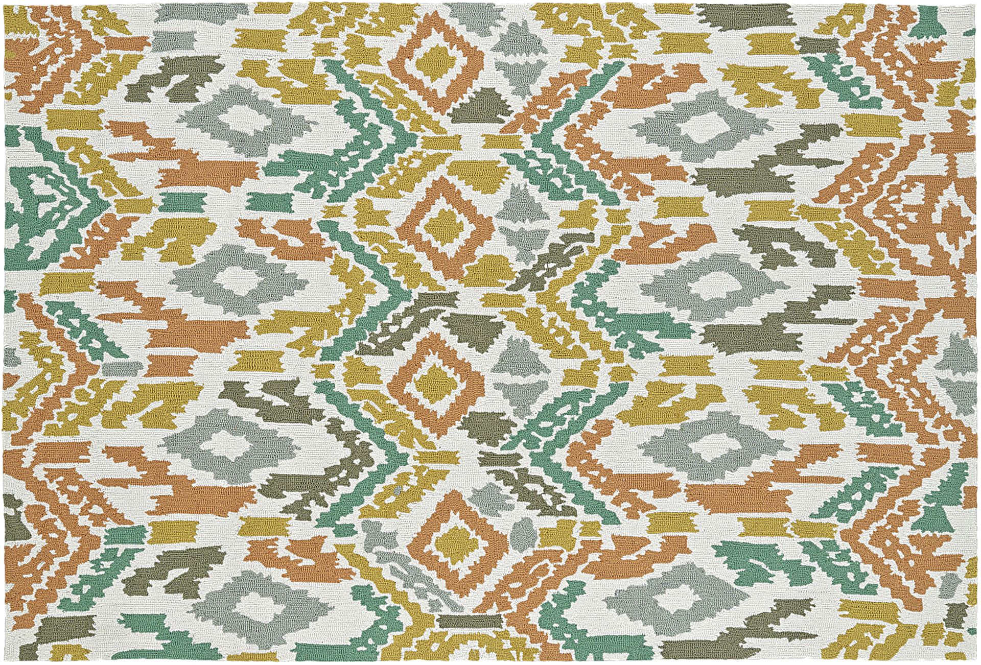 Sandrine Green 7'9 x 7'9 Indoor/Outdoor Rug - Image 1