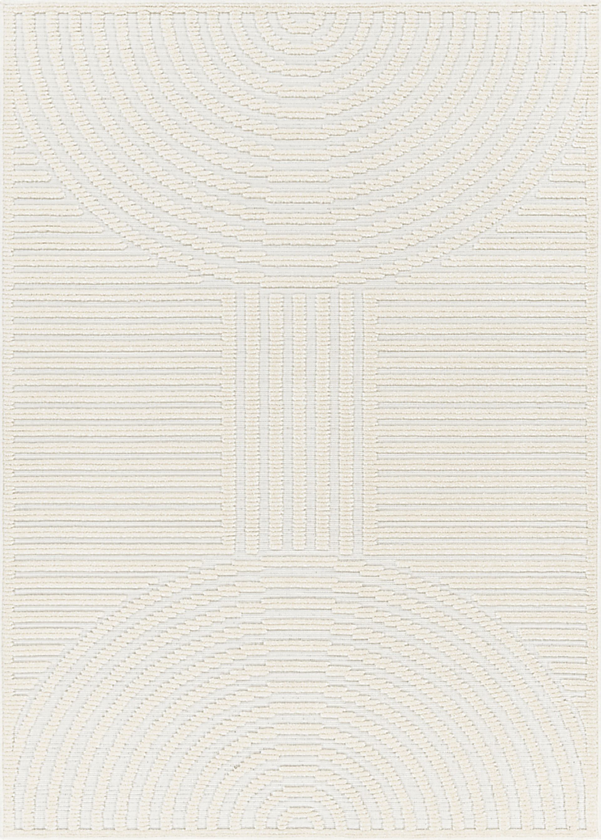 Sandring Cream 5' x 7'2 Rug - Image 1