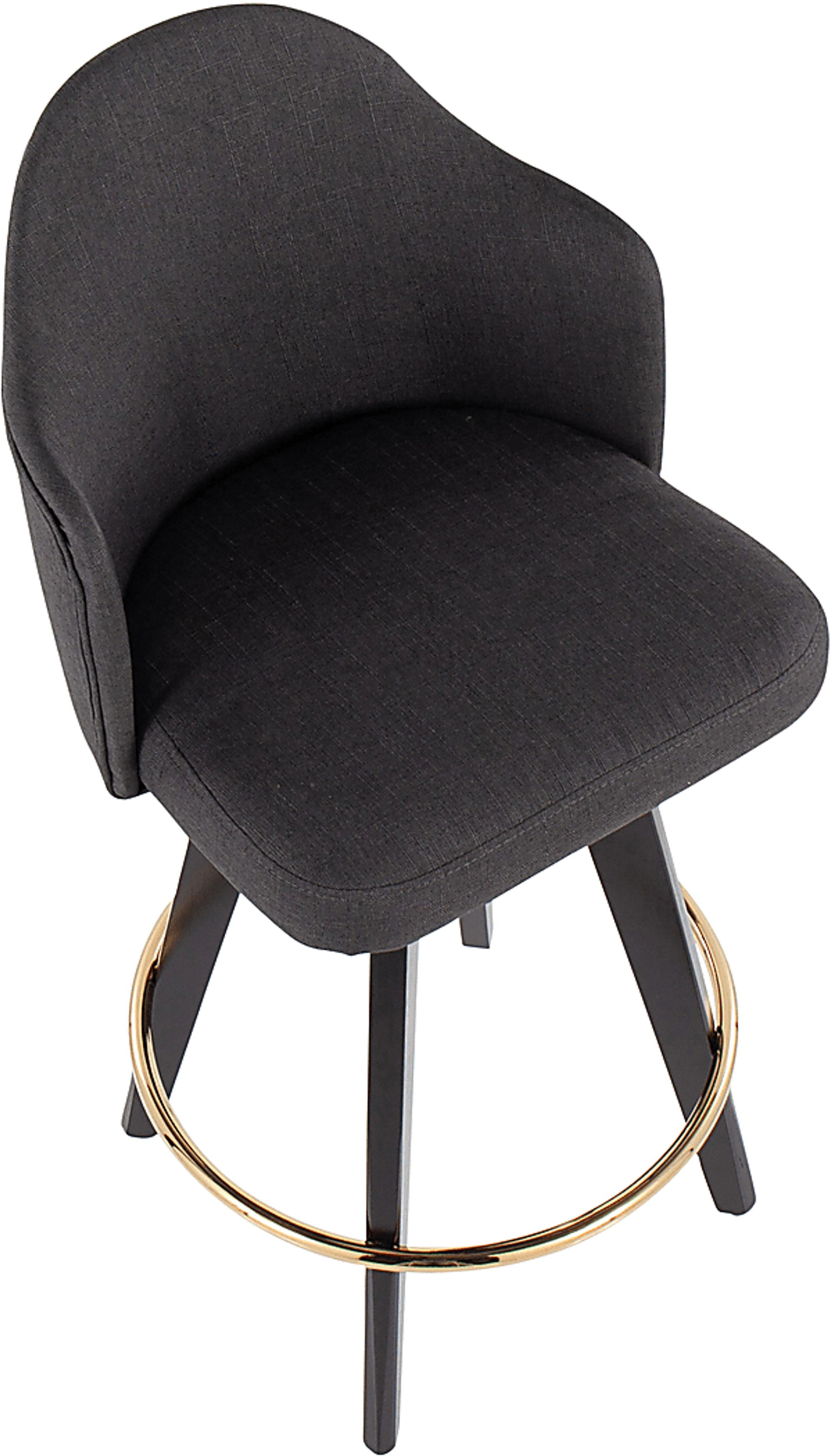 Sandron I Charcoal Counter Height Stool, Set of 2 - Image 7
