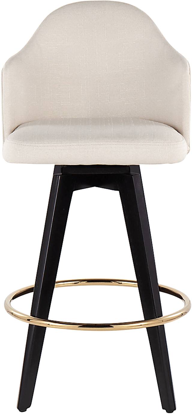 Sandron I Cream Counter Height Stool, Set of 2 - Thumbnail - Image 6
