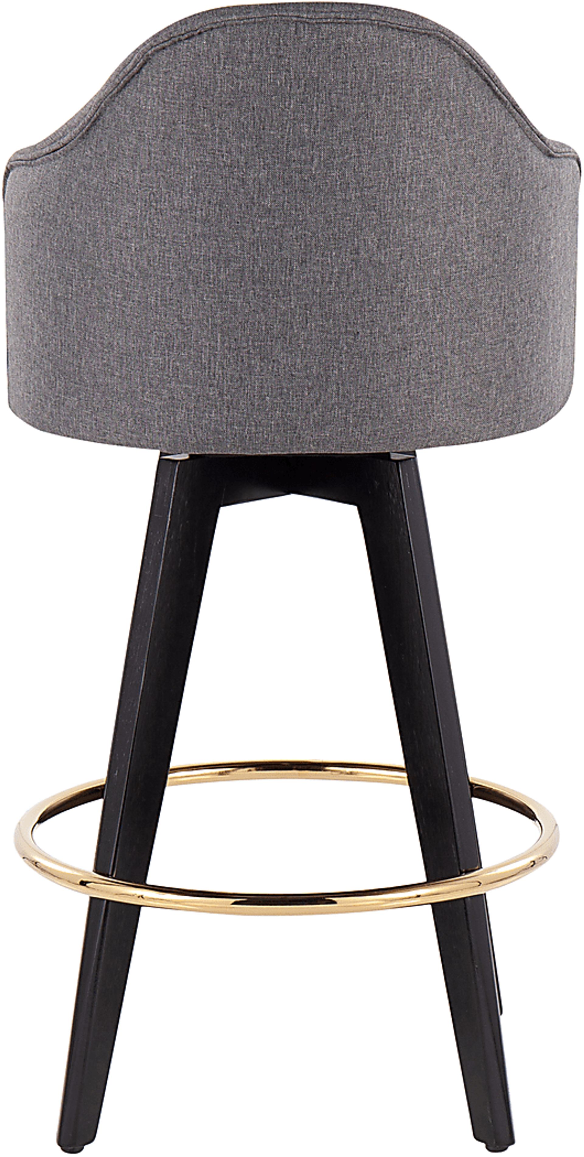 Sandron I Gray Counter Height Stool, Set of 2 - Image 5