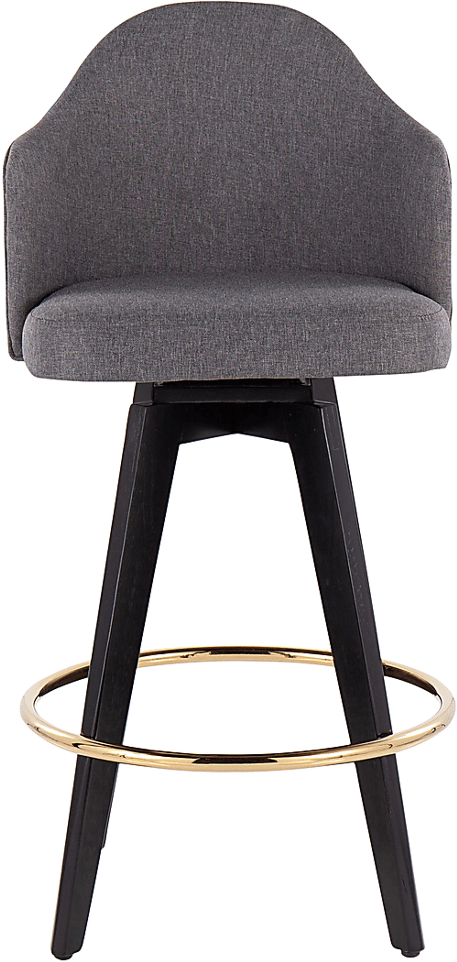 Sandron I Gray Counter Height Stool, Set of 2 - Image 6