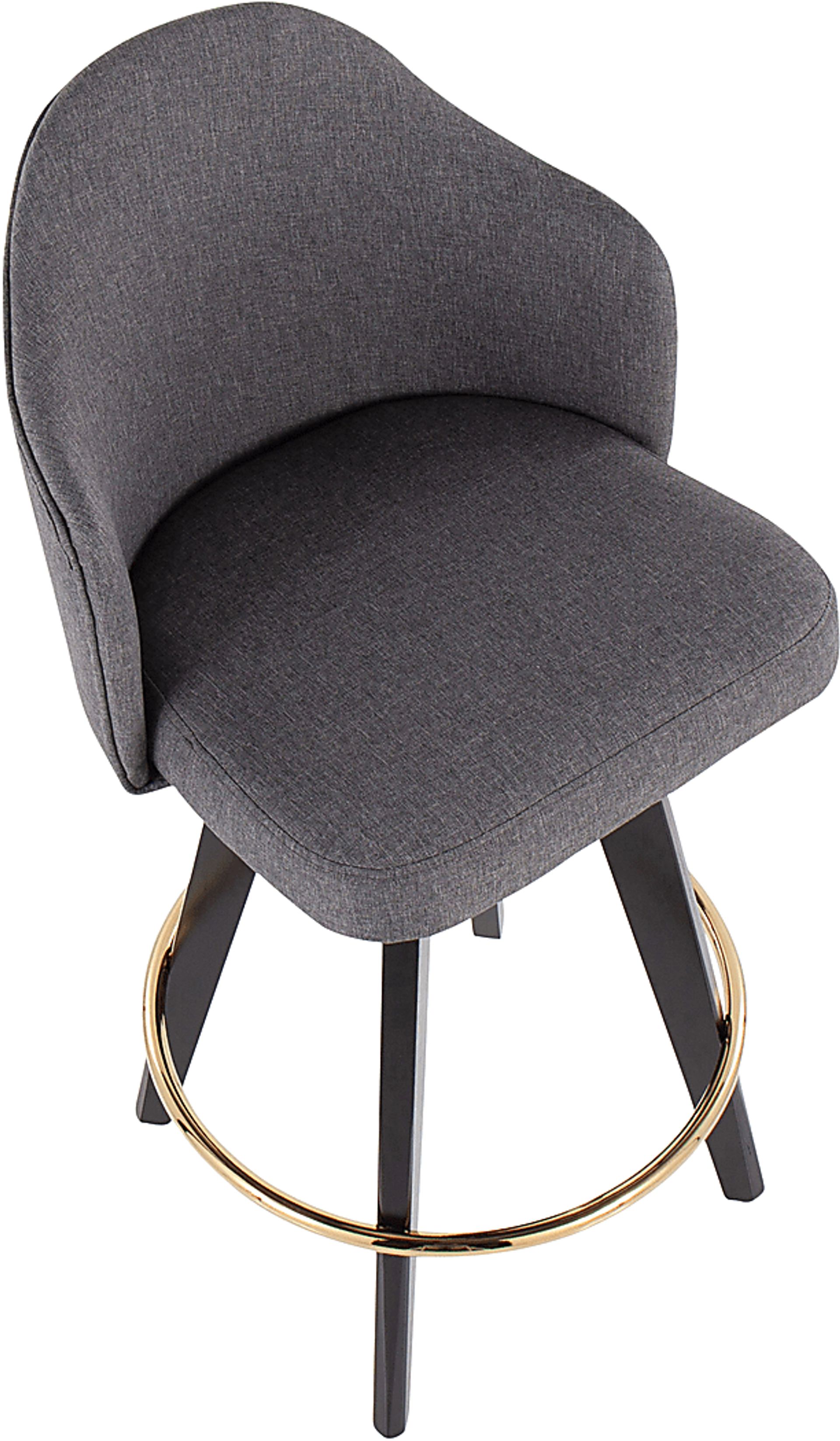 Sandron I Gray Counter Height Stool, Set of 2 - Image 7