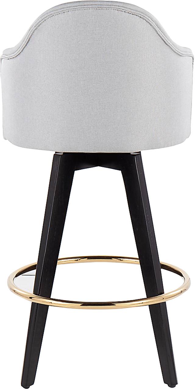 Sandron I Light Gray Counter Height Stool, Set of 2 - Thumbnail - Image 5
