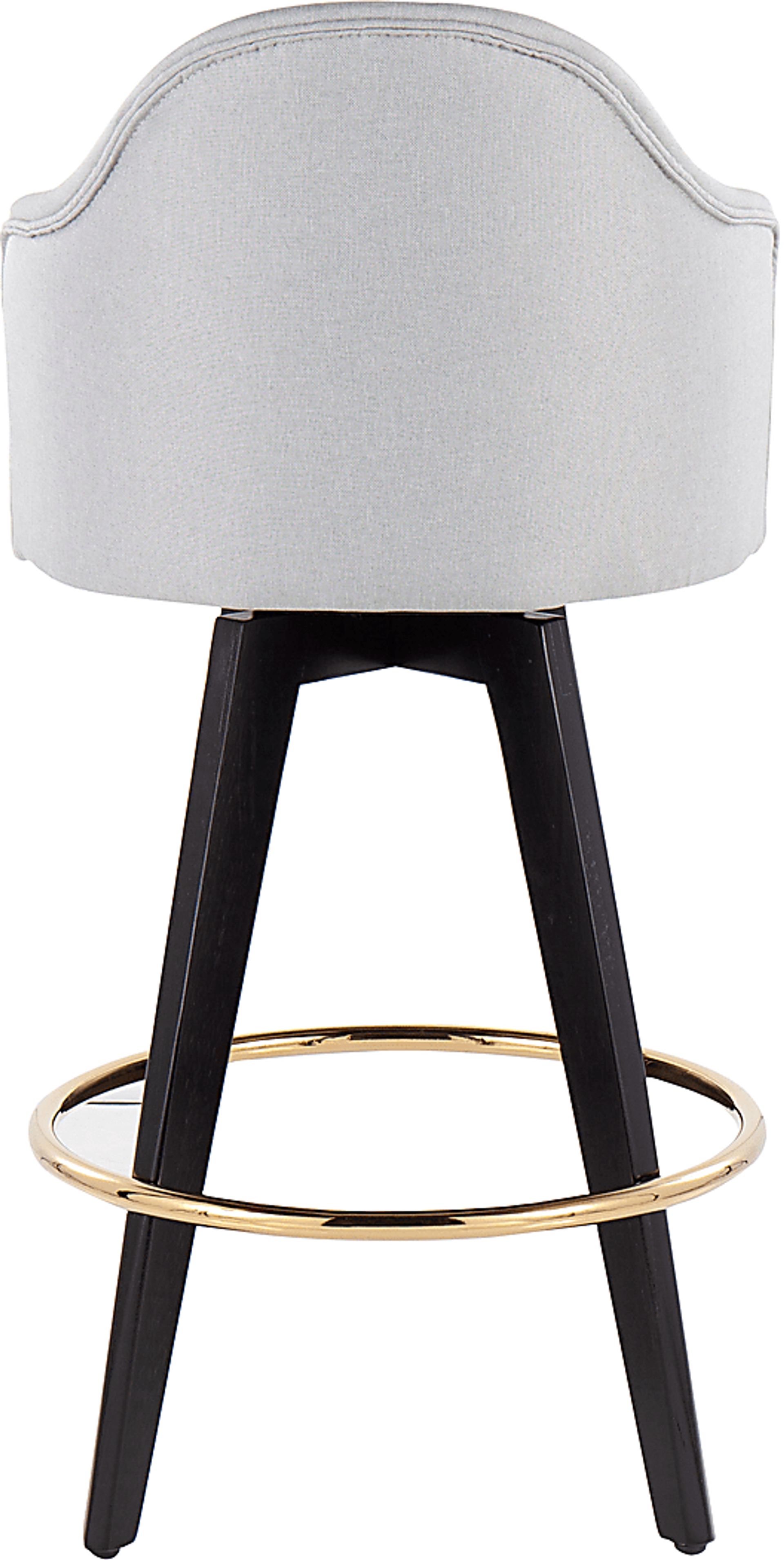 Sandron I Light Gray Counter Height Stool, Set of 2 - Image 5