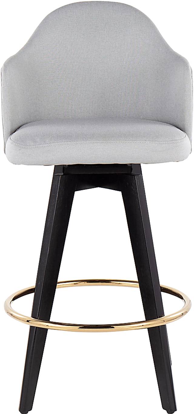Sandron I Light Gray Counter Height Stool, Set of 2 - Thumbnail - Image 6