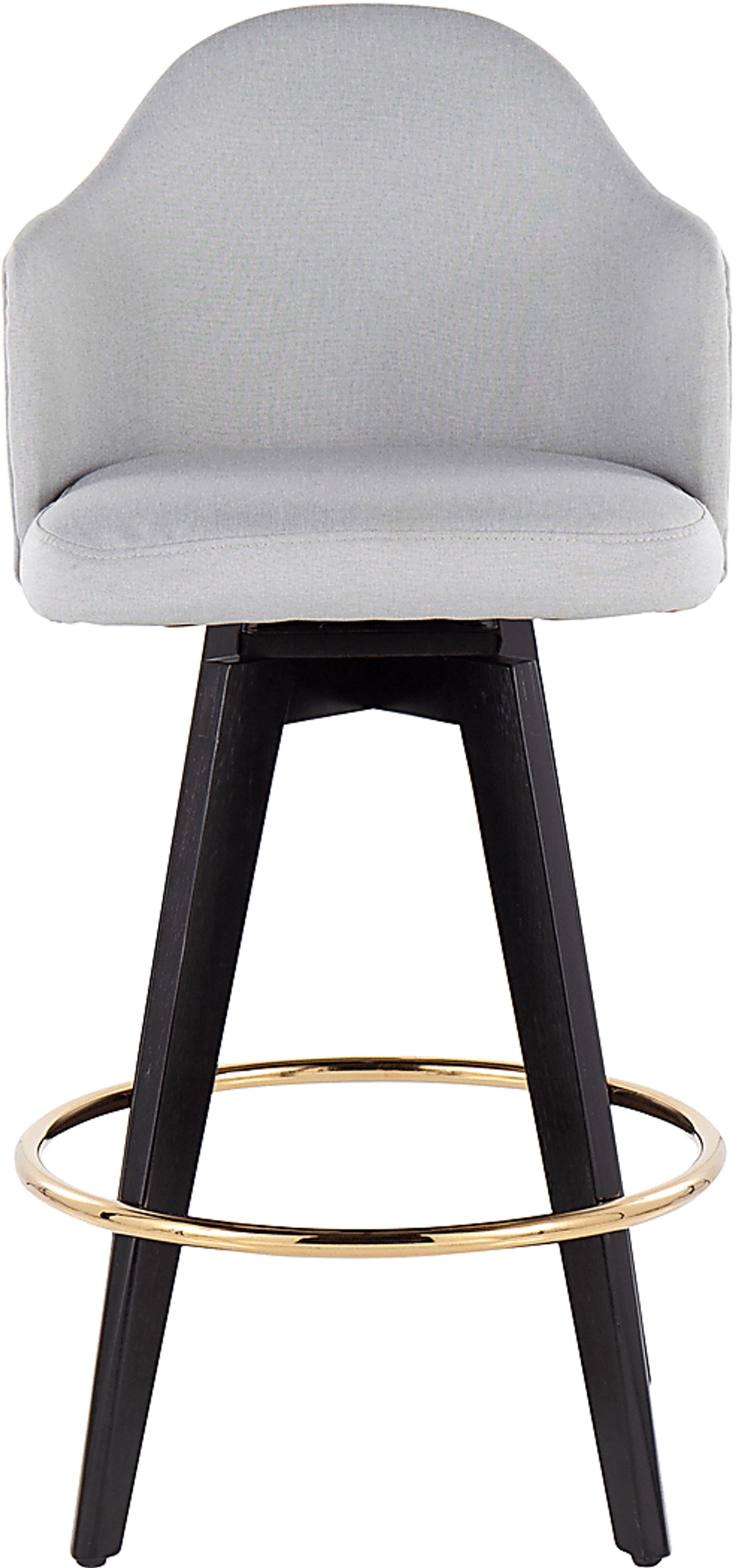 Sandron I Light Gray Counter Height Stool, Set of 2 - Image 6