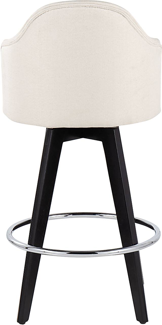 Sandron II Cream Counter Height Stool, Set of 2 - Thumbnail - Image 5