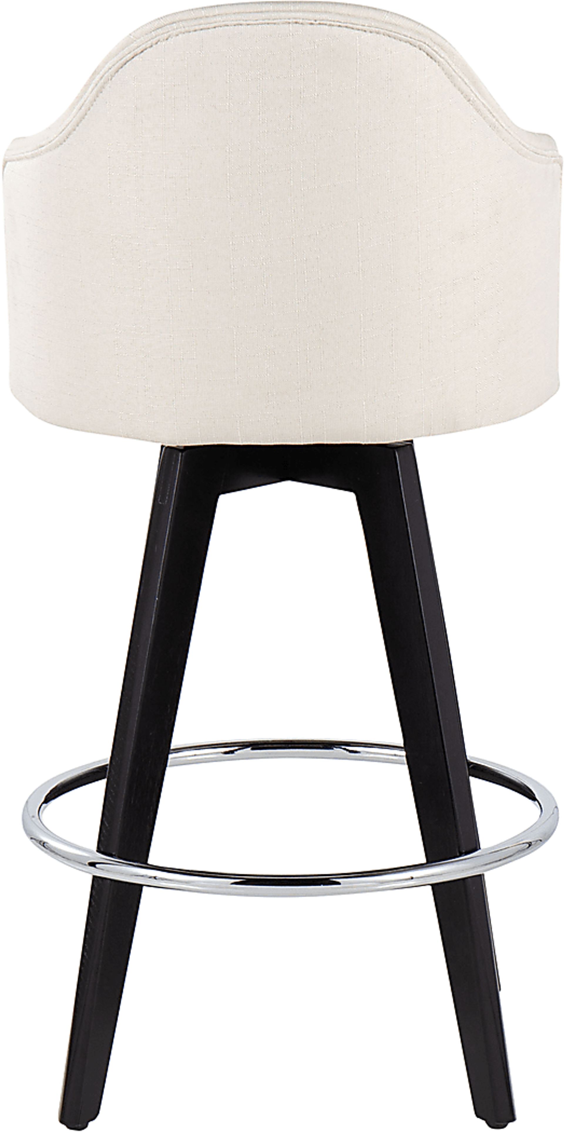 Sandron II Cream Counter Height Stool, Set of 2 - Image 5