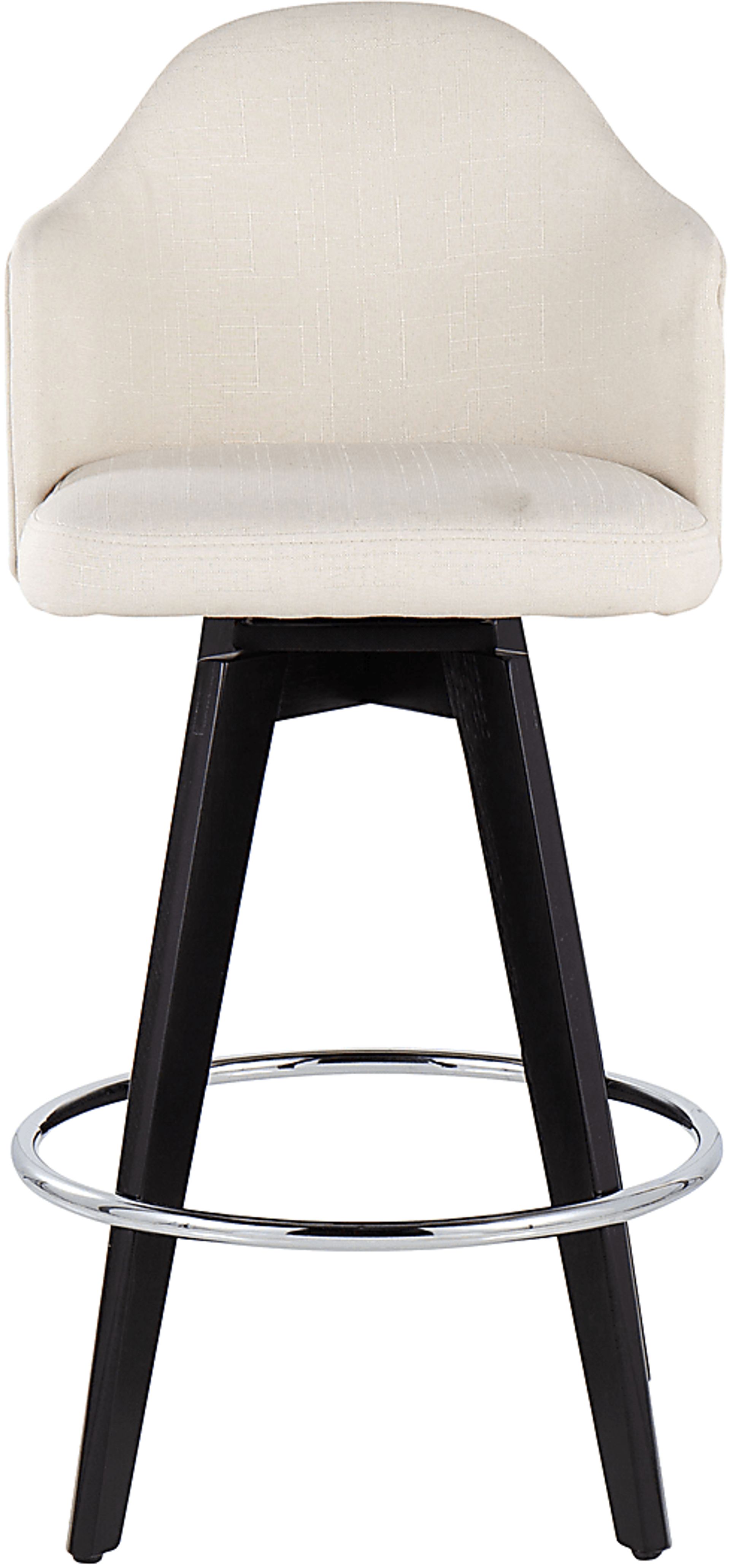 Sandron II Cream Counter Height Stool, Set of 2 - Image 6