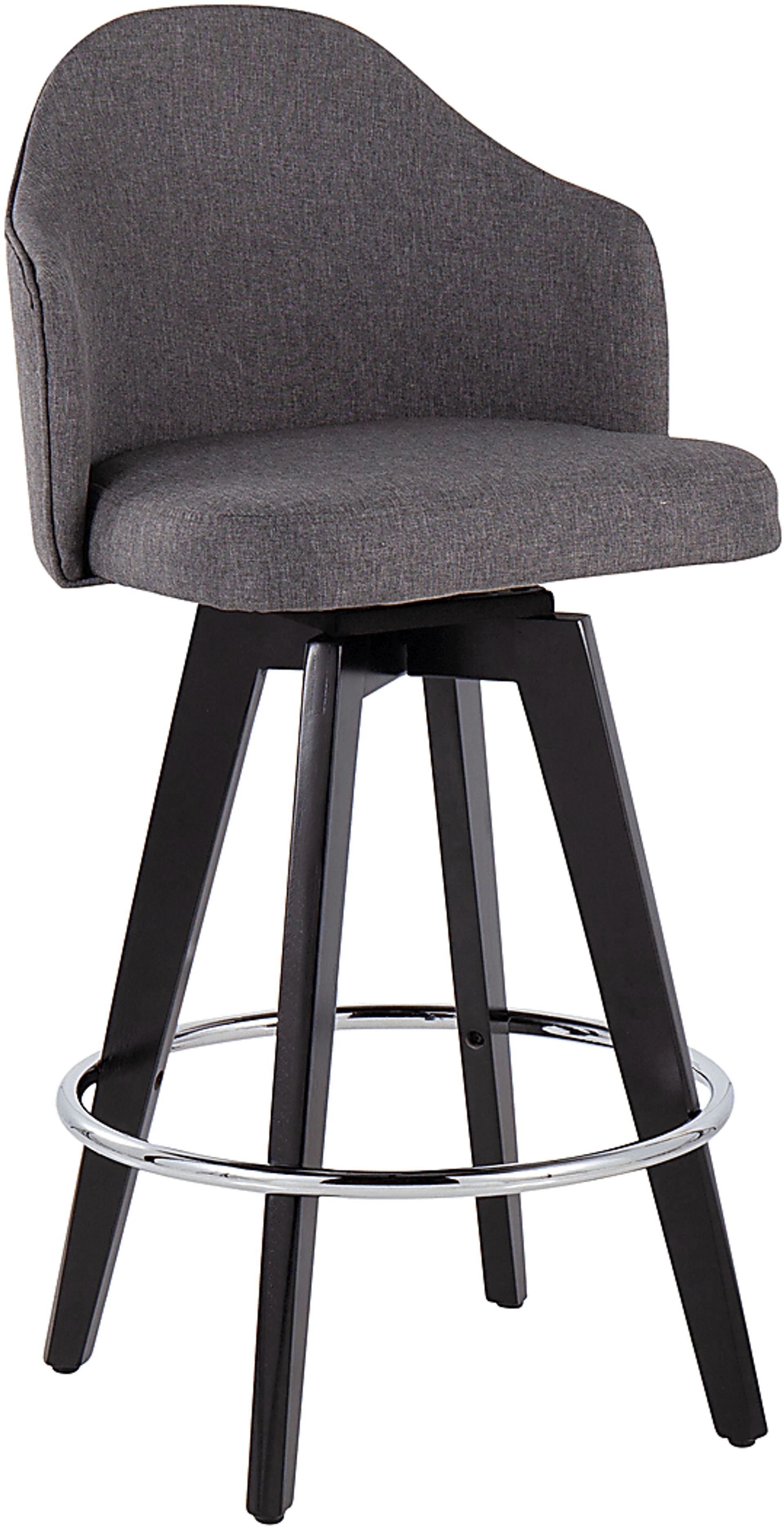Sandron II Gray Counter Height Stool, Set of 2 - Image 2