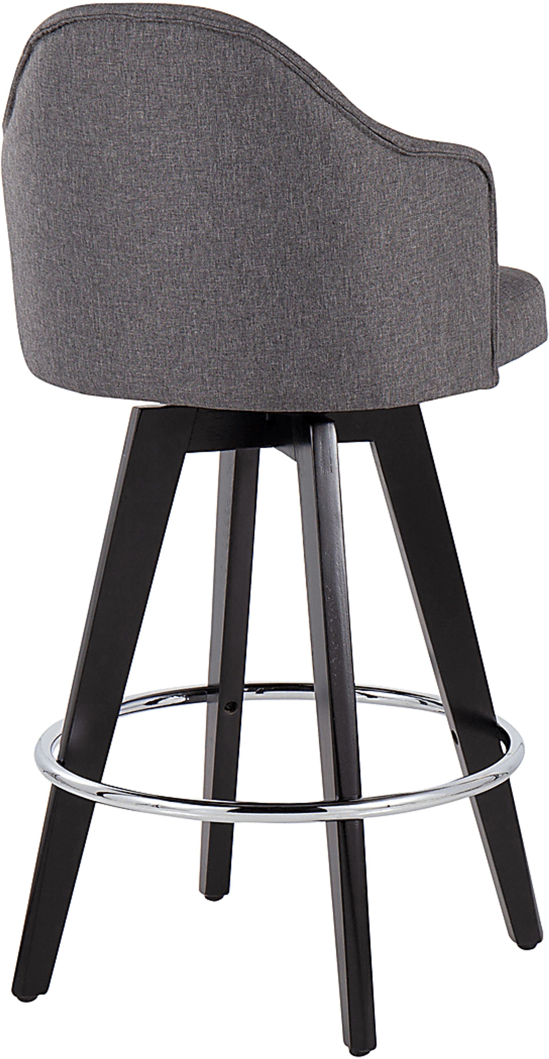 Sandron II Gray Counter Height Stool, Set of 2 - Image 4