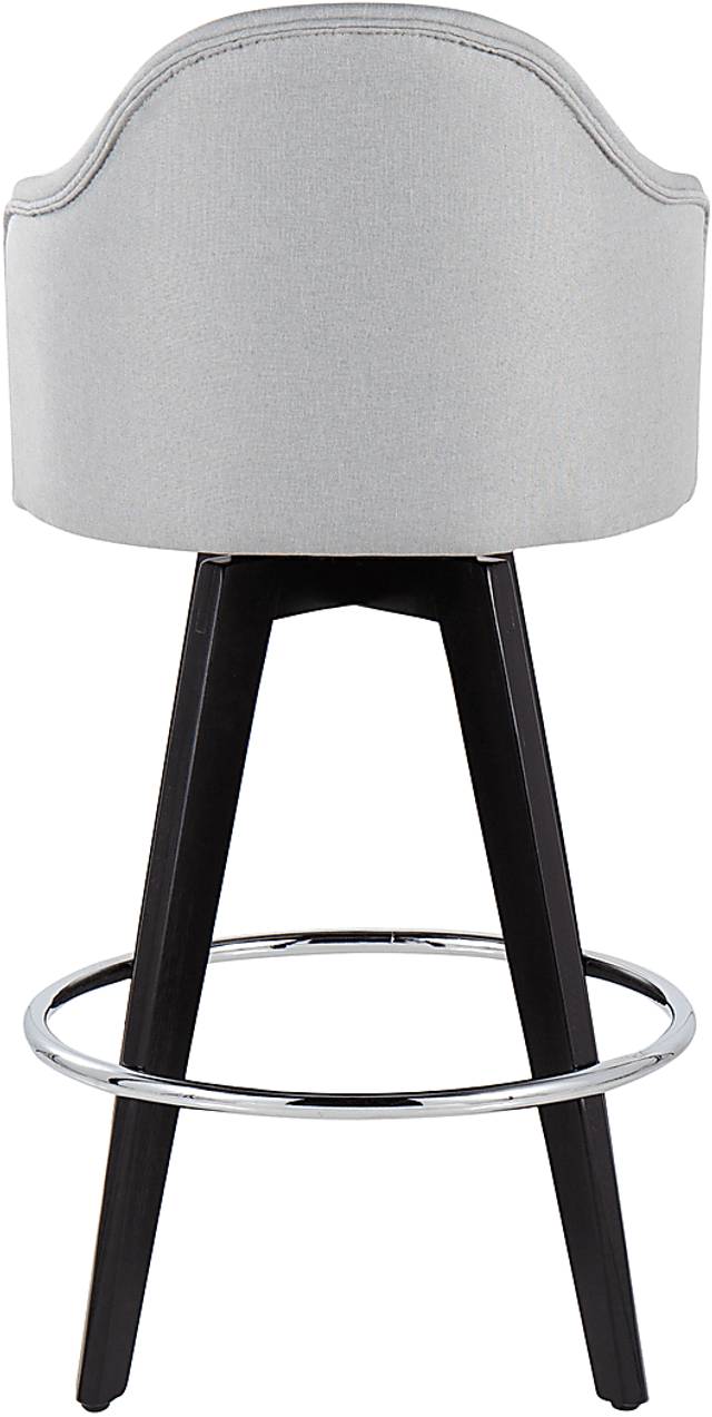 Sandron II Light Gray Counter Height Stool, Set of 2 - Thumbnail - Image 5