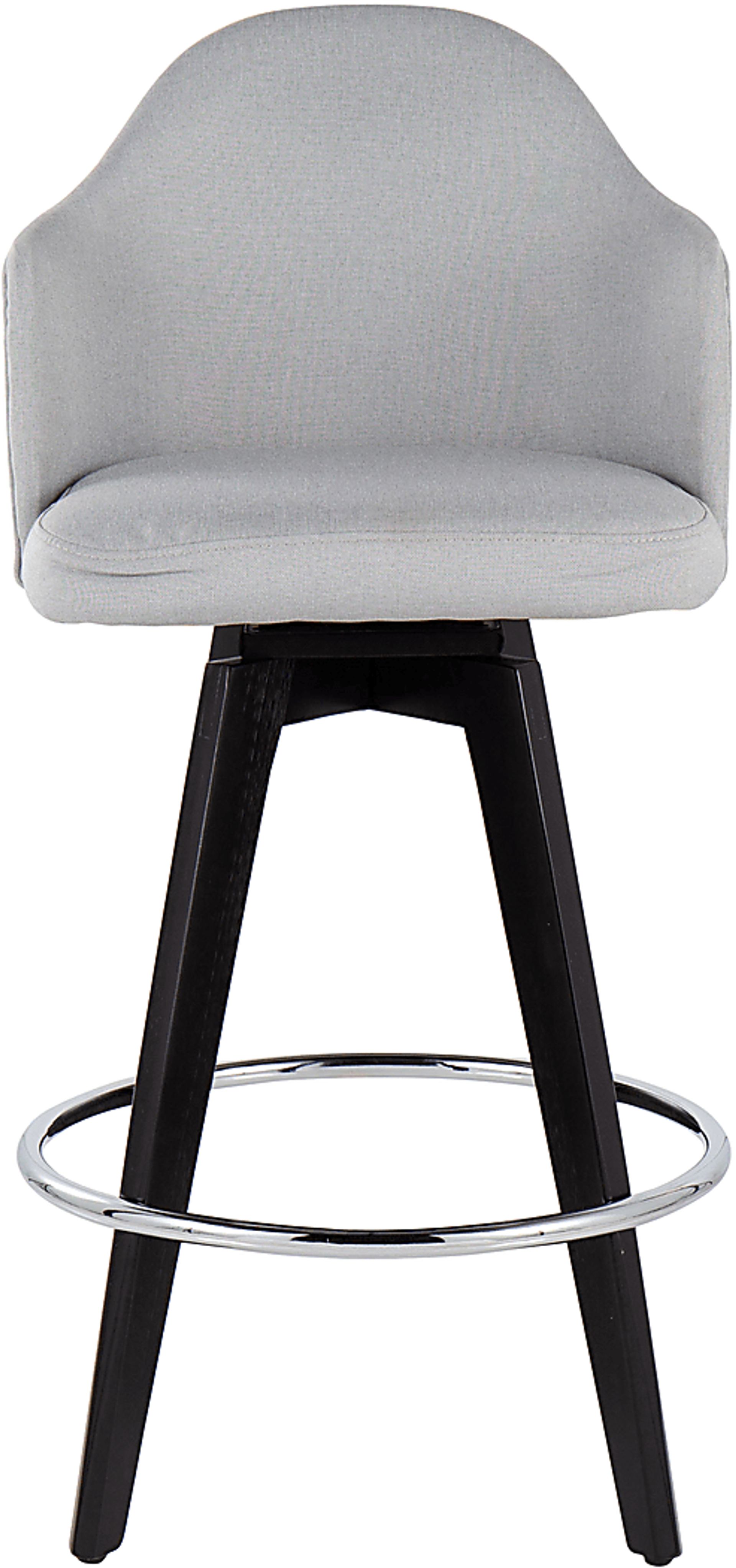 Sandron II Light Gray Counter Height Stool, Set of 2 - Image 6