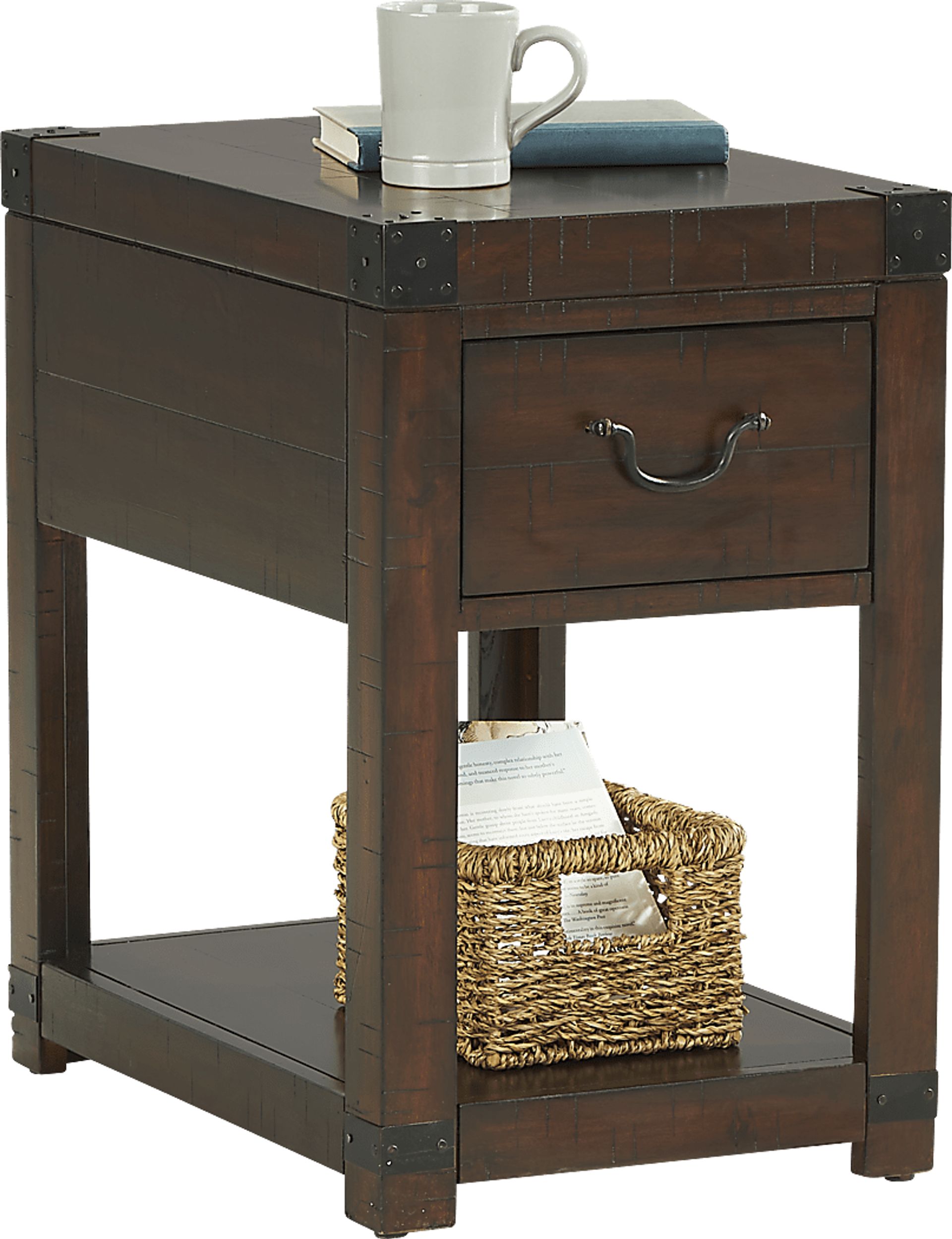 Sandsen Way Brown Chairside Table - Image 2