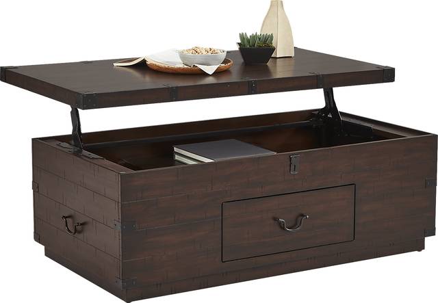 Sandsen Way Brown Cocktail Table - Thumbnail - Image 4