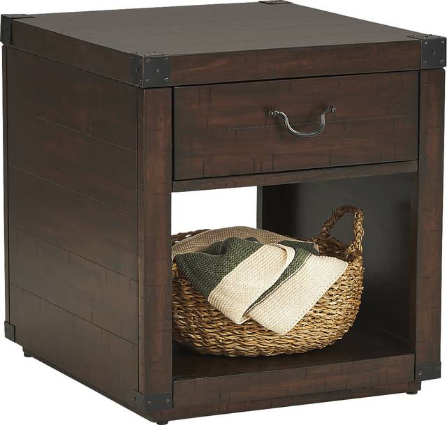 Sandsen Way Brown End Table - Thumbnail - Image 2